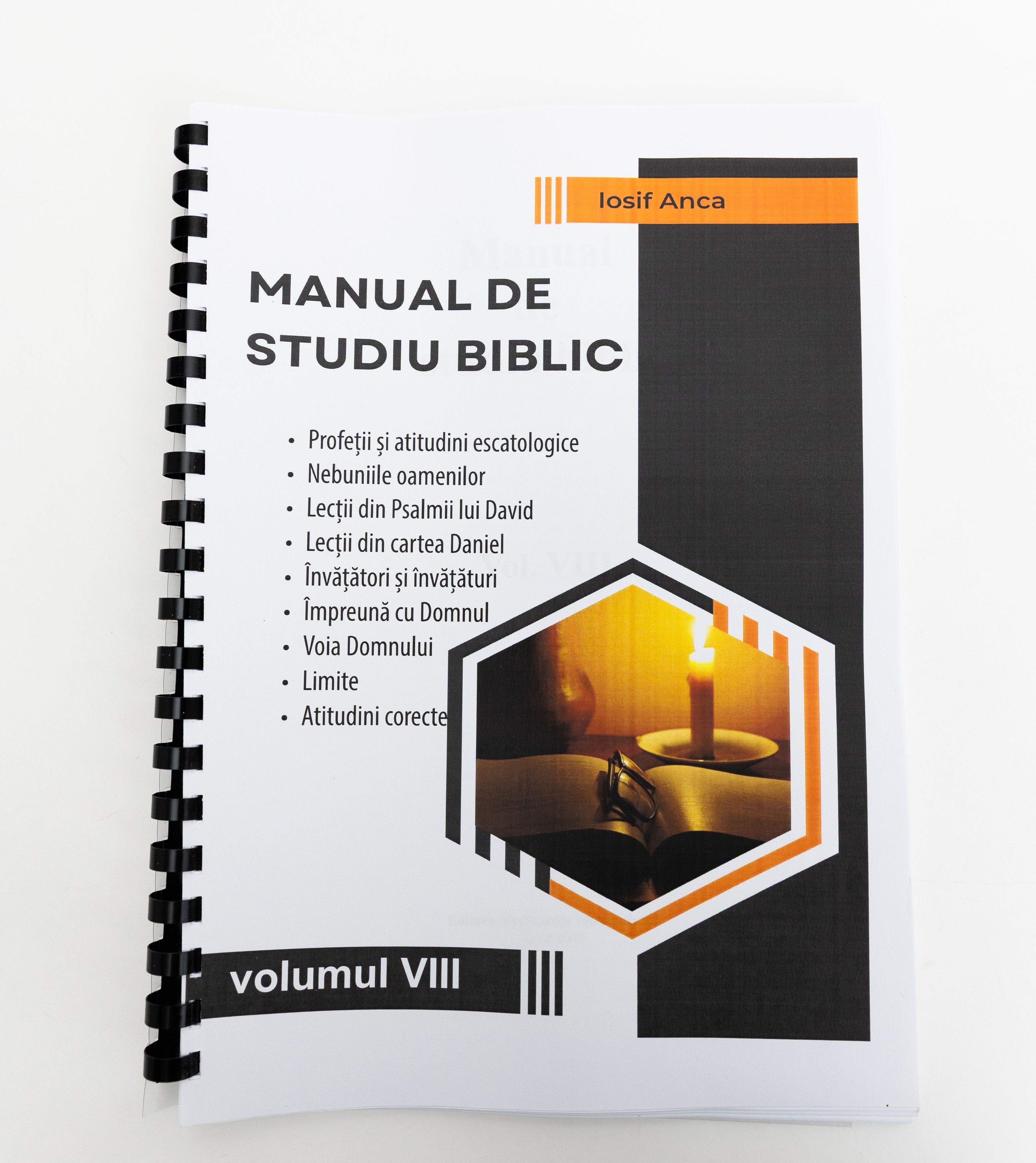 Manual de studiu biblic - vol. 8 Manual de studiu biblic - vol. 8