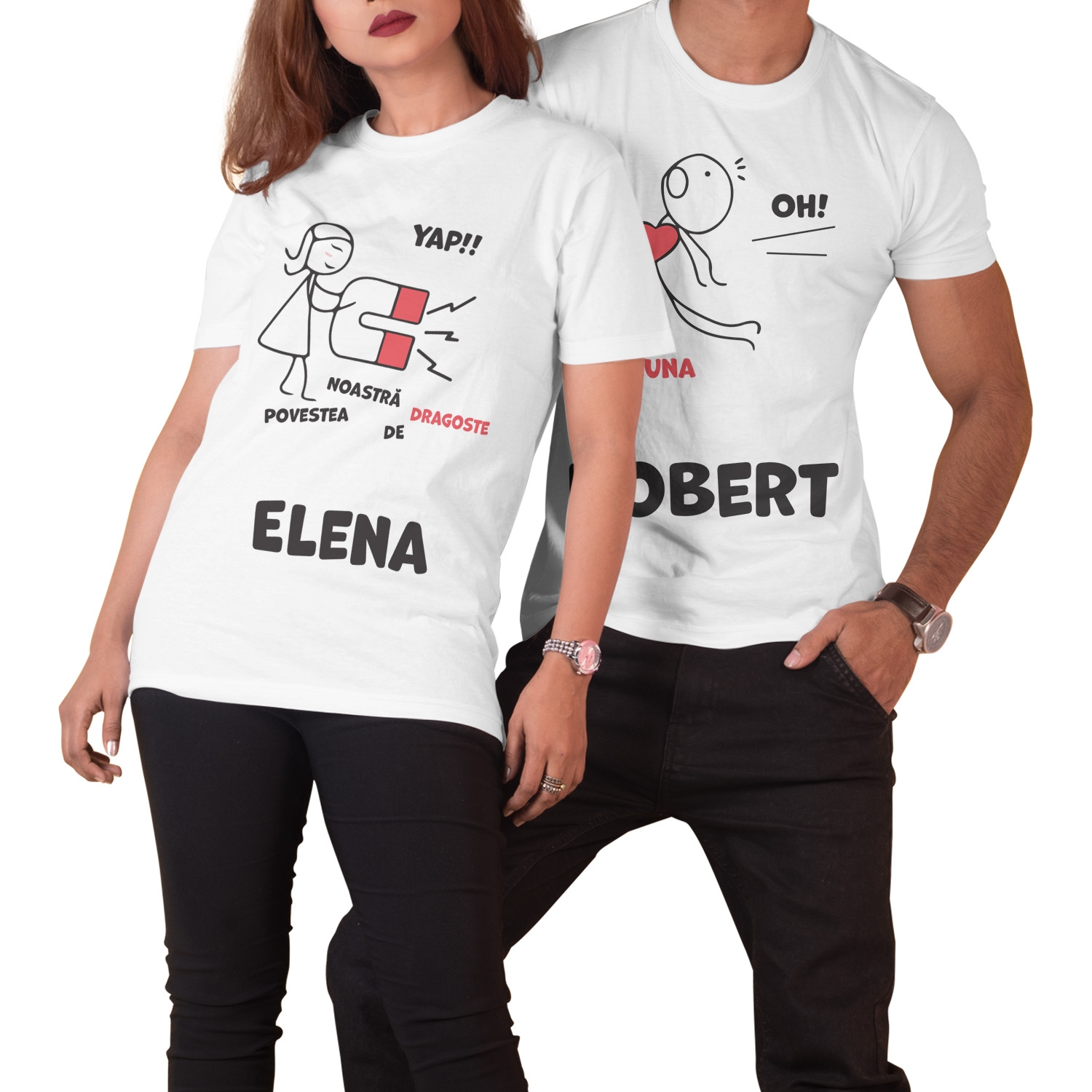 Tricou pentru cuplu – Povestea noastra Tricou pentru cuplu – Povestea noastra