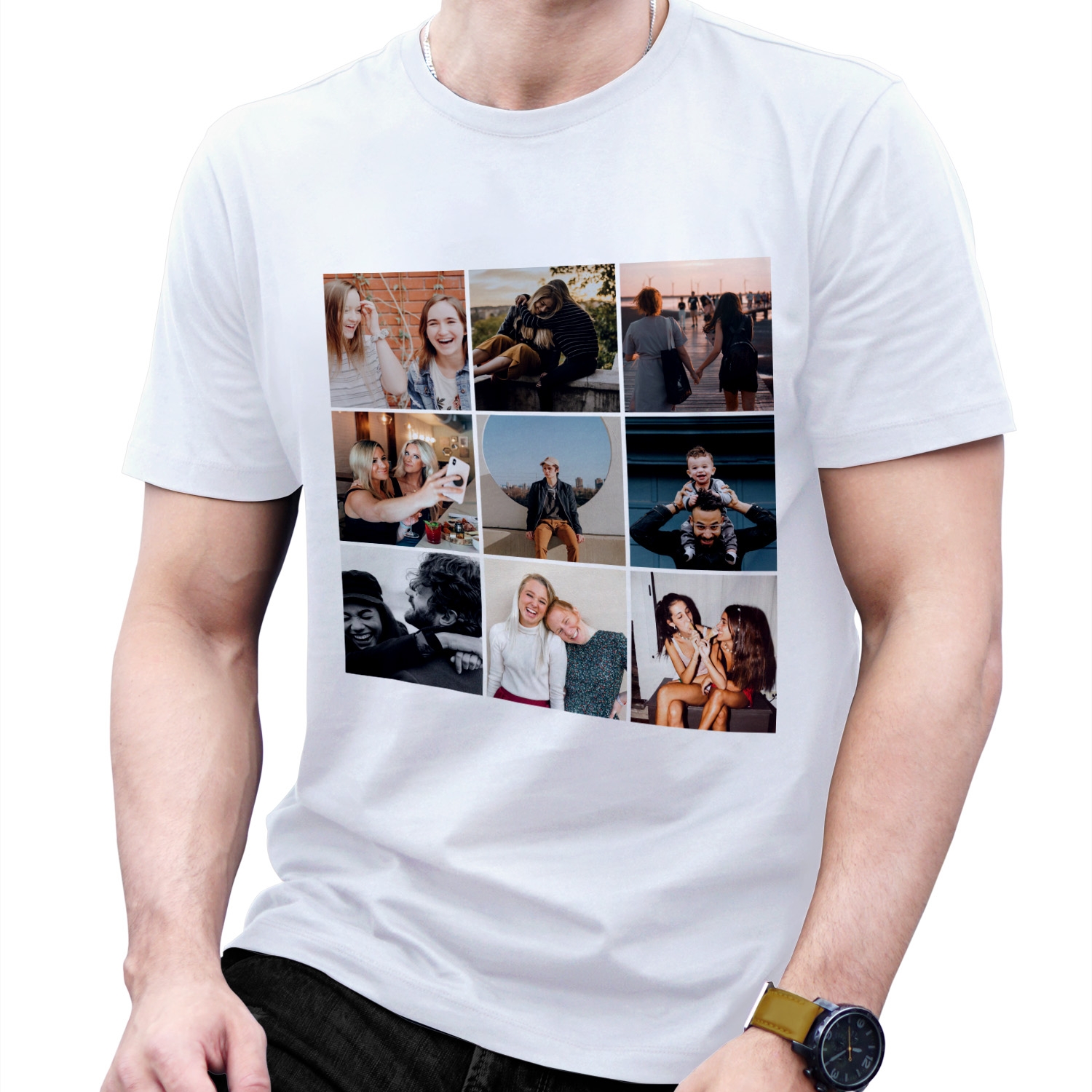 Tricou personalizat cu 9 poze Tricou personalizat cu 9 poze