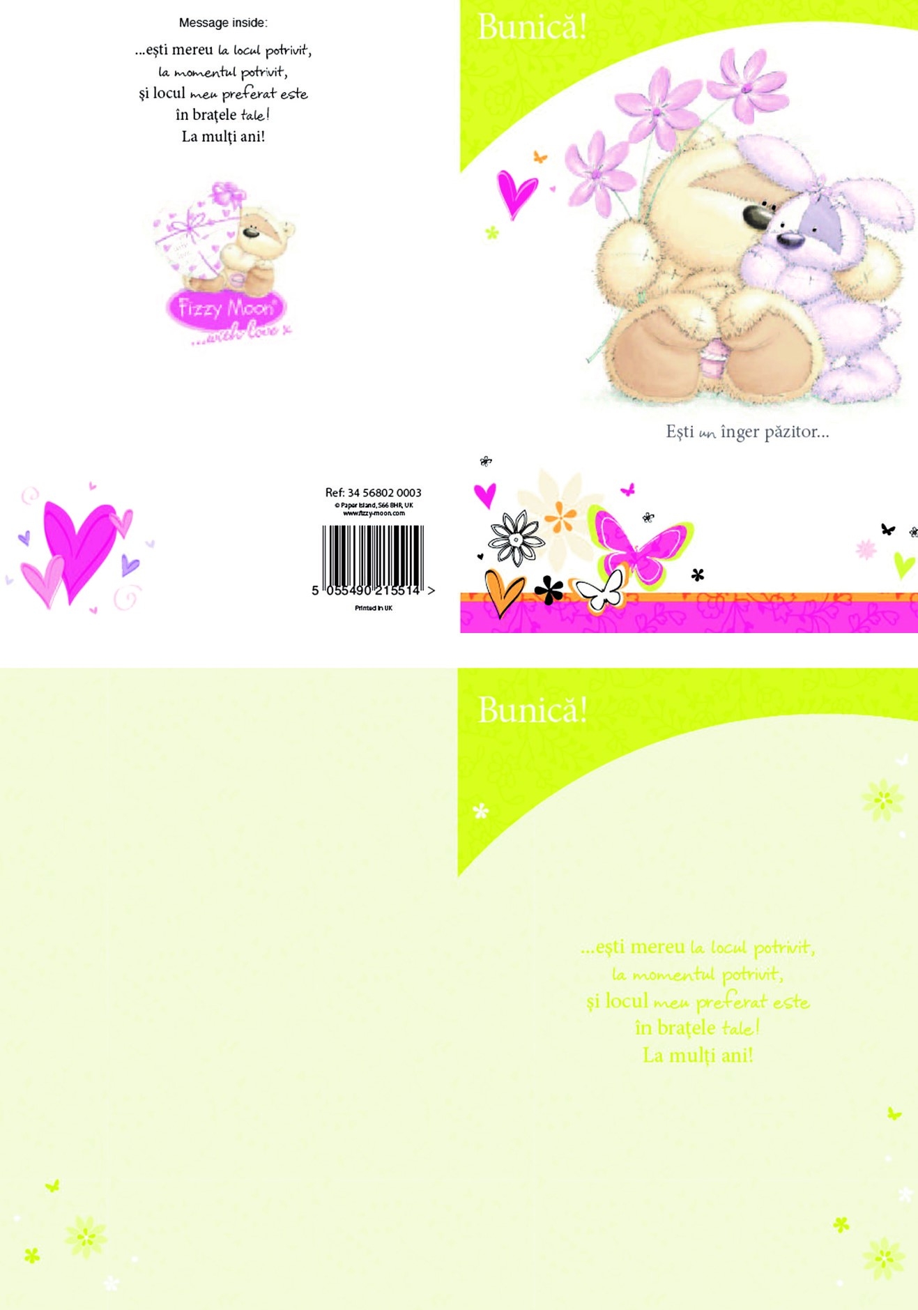 Felicitare - Bunica, La multi ani Felicitare - Bunica, La multi ani