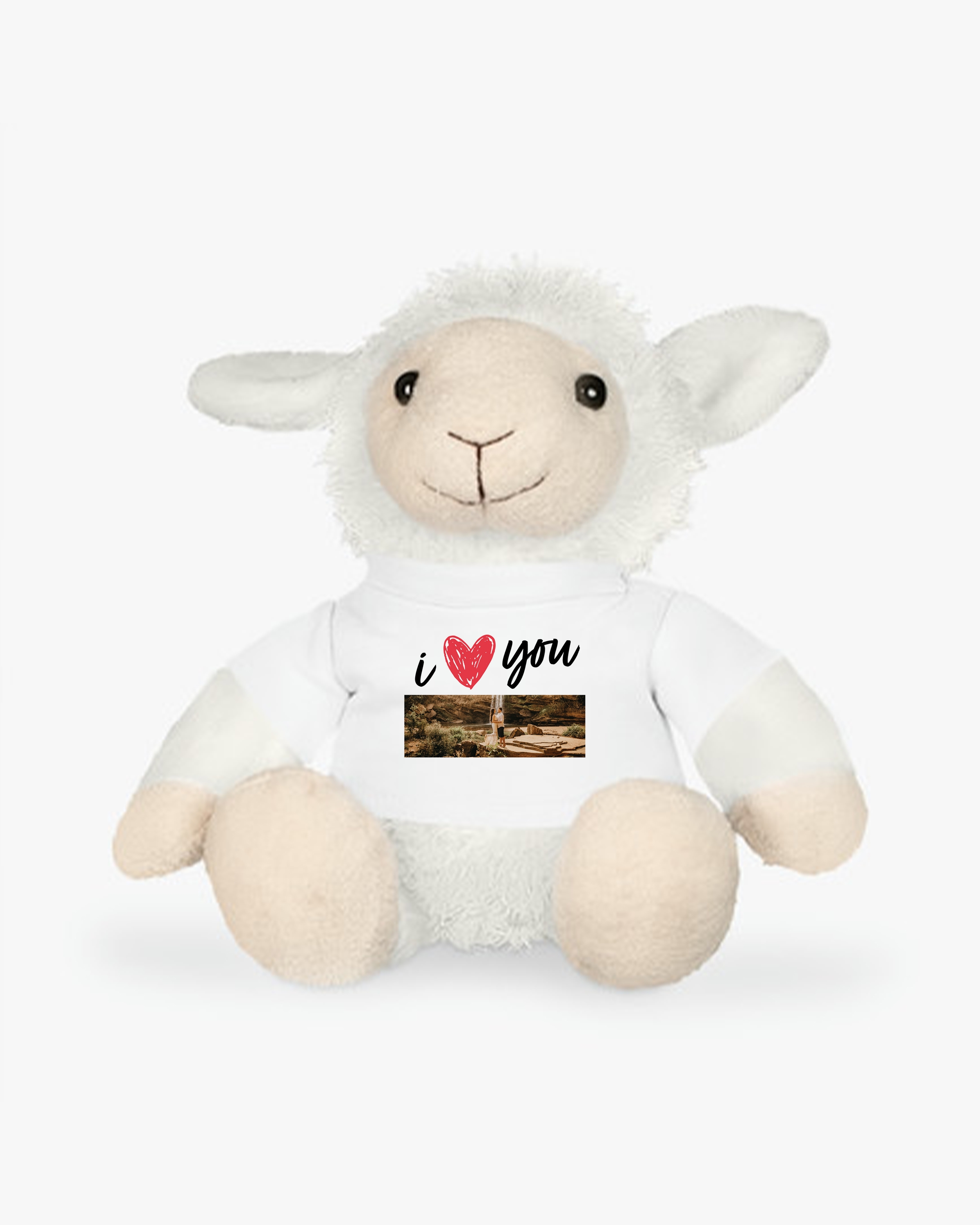 Jucărie de pluș personalizată cu poză – I ❤ you Jucărie de pluș personalizată cu poză – I ❤ you