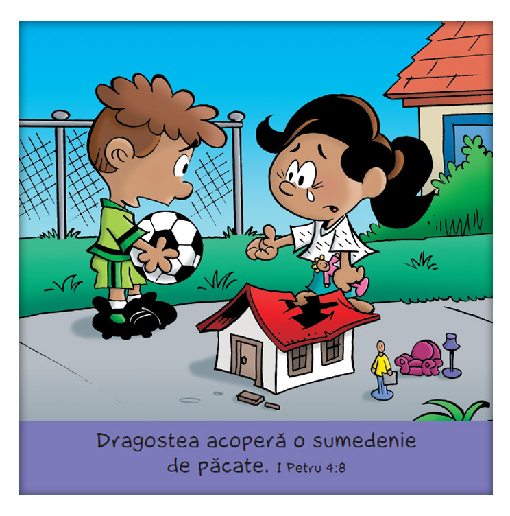 Tablou pentru copii - Dragostea acopera o sumedenie de pacate Tablou pentru copii - Dragostea acopera o sumedenie de pacate