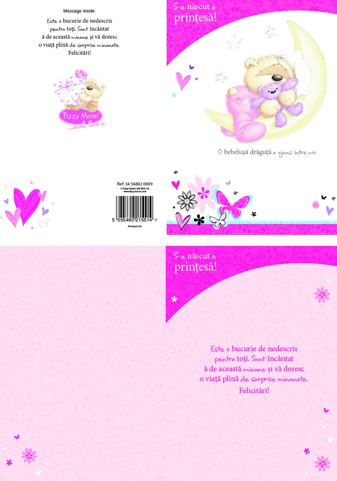 Felicitare - S-a nascut o printesa Felicitare - S-a nascut o printesa