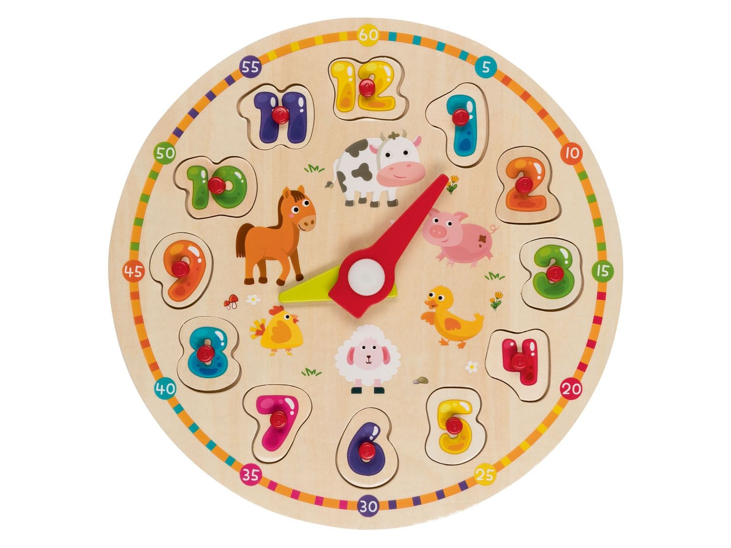 Puzzle ceas din lemn (3+) Puzzle ceas din lemn (3+)