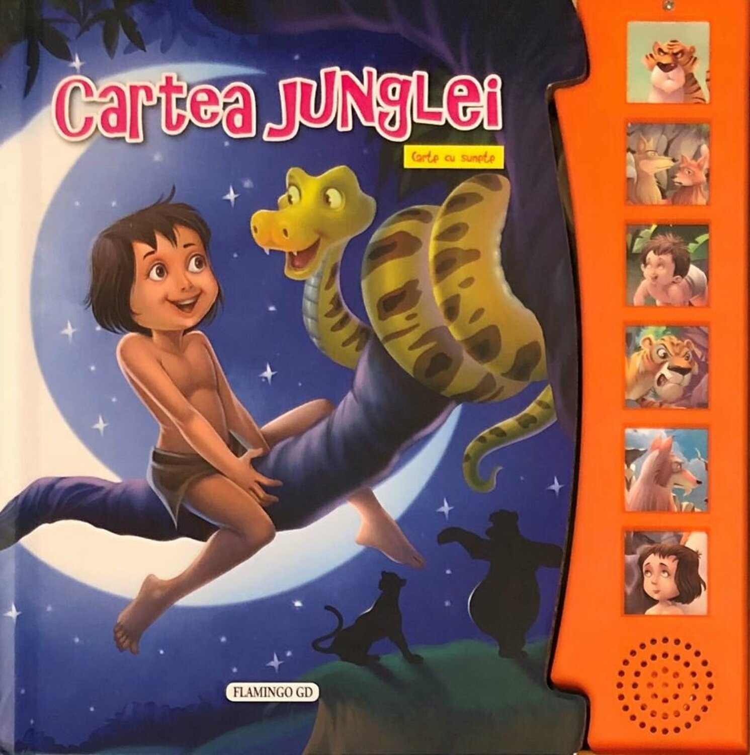 Cartea Junglei cu sunete - Carte educativă copii Cartea Junglei cu sunete - Carte educativă copii