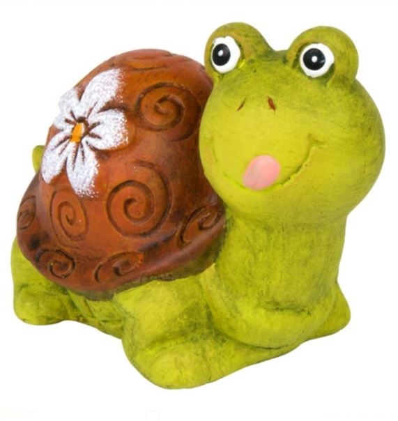 Decoratiune ceramica pentru gradina - Broasca testoasa (11x6x7.5 cm) Decoratiune ceramica pentru gradina - Broasca testoasa (11x6x7.5 cm)