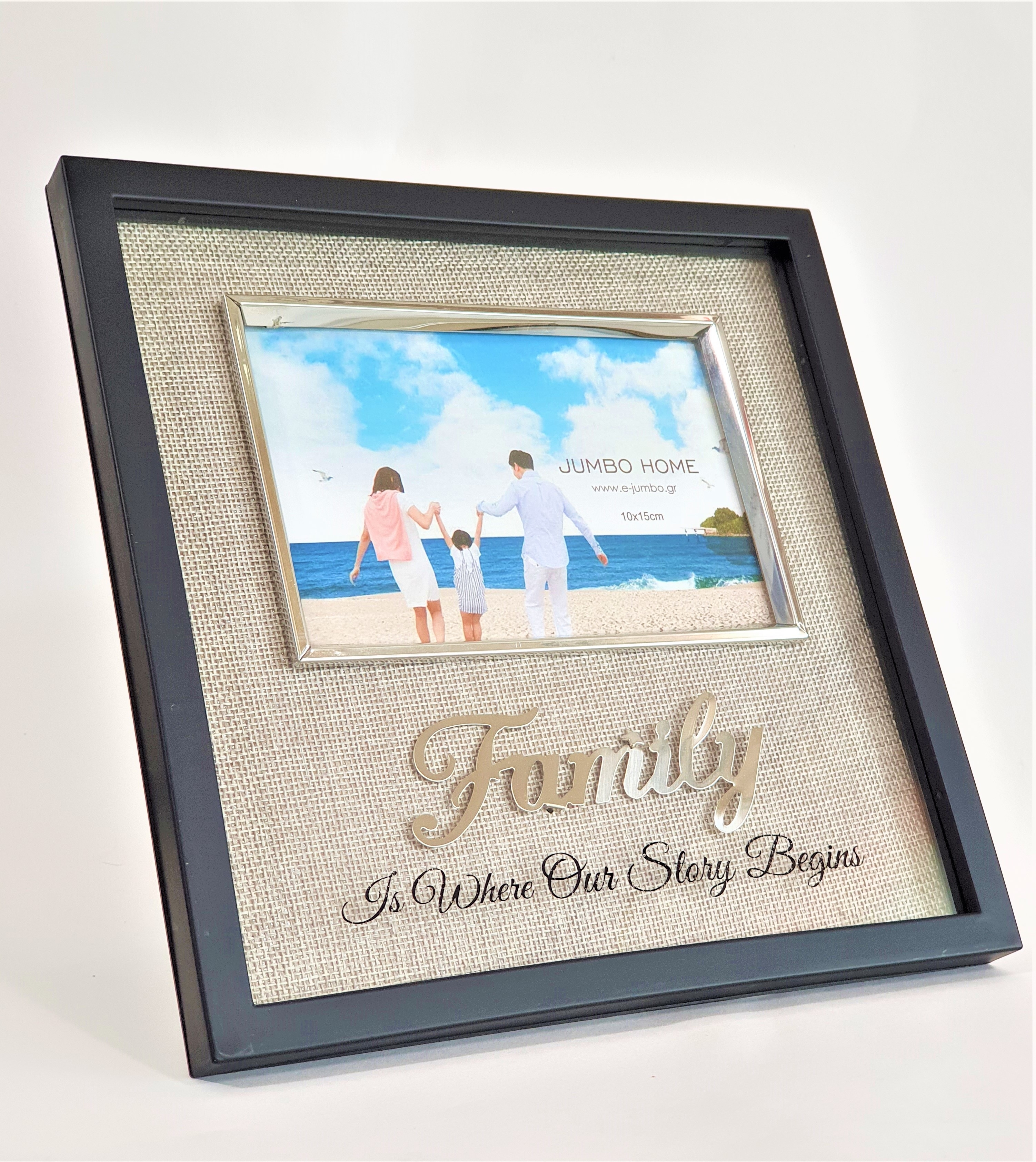 Rama foto neagra - Family - 1 poza de 15x10cm Rama foto neagra - Family - 1 poza de 15x10cm