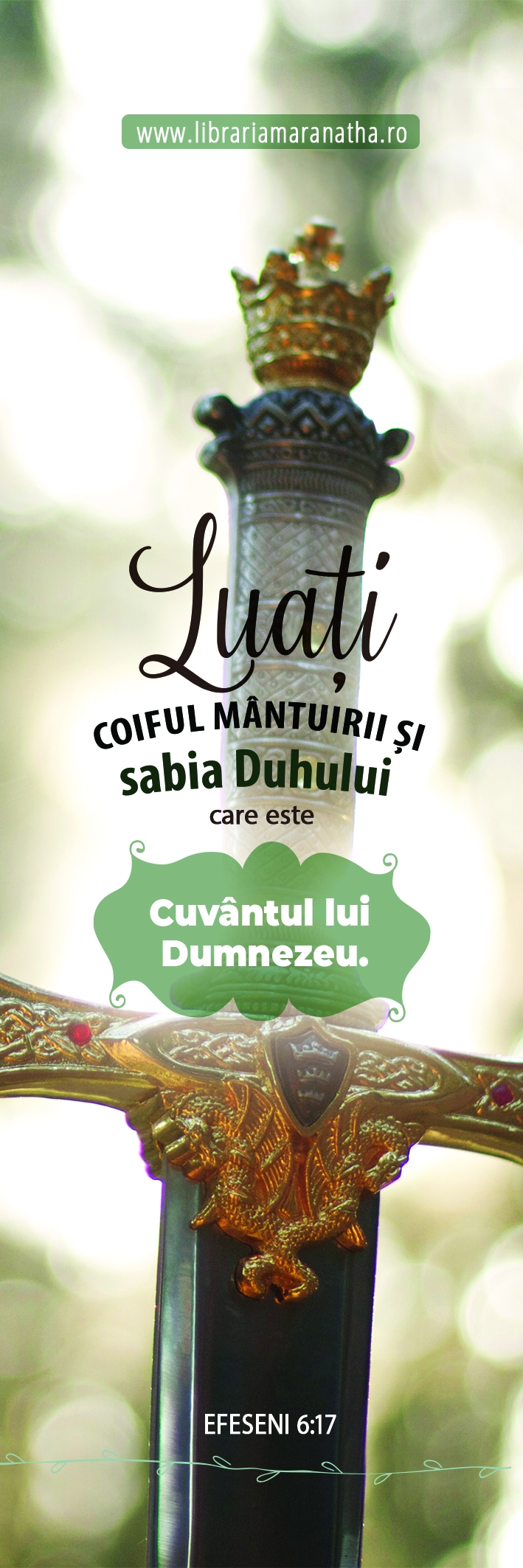 Semn de carte - Luati coiful mantuirii si sabia Duhului (27) Semn de carte - Luati coiful mantuirii si sabia Duhului (27)