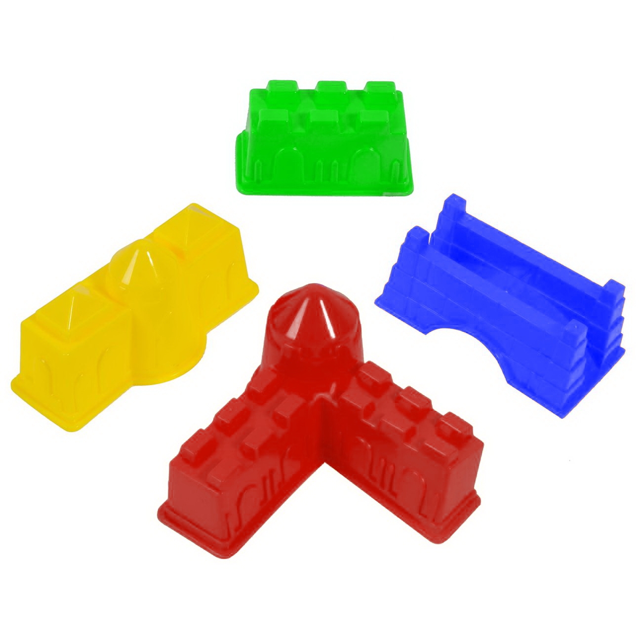 Set jucarii pentru nisip - Forme ziduri de castel Set jucarii pentru nisip - Forme ziduri de castel