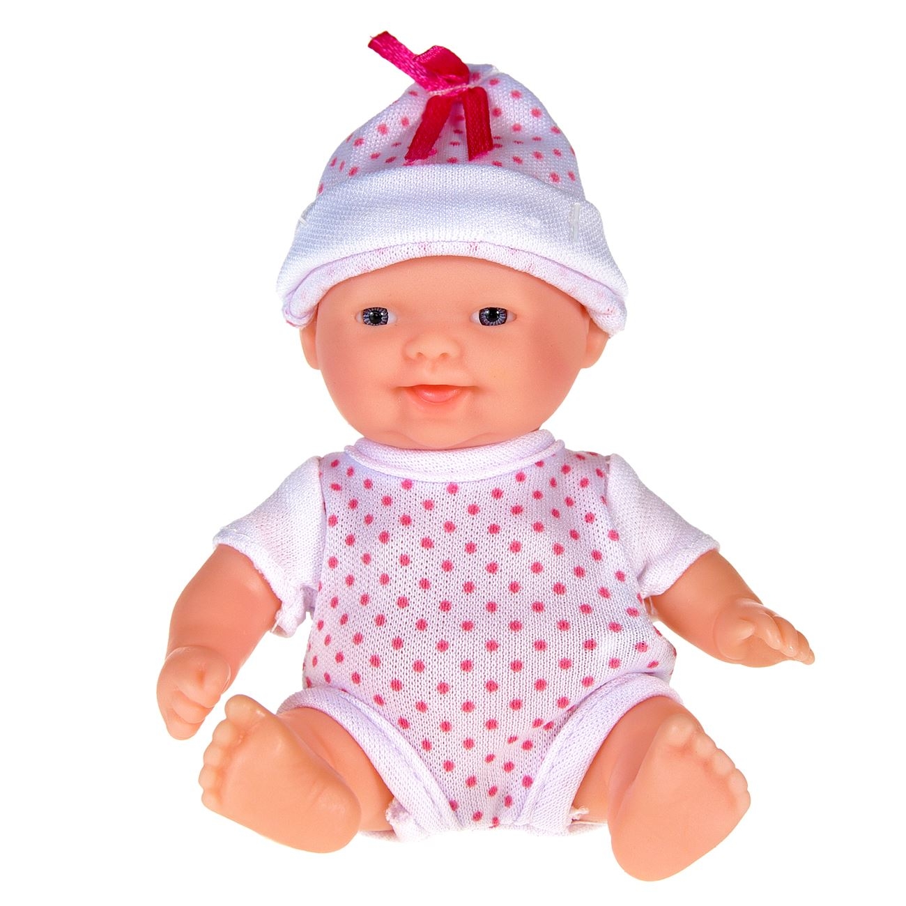 Papusa bebe,cu caciula, 13cm - Jucarii pentru copii Papusa bebe,cu caciula, 13cm - Jucarii pentru copii