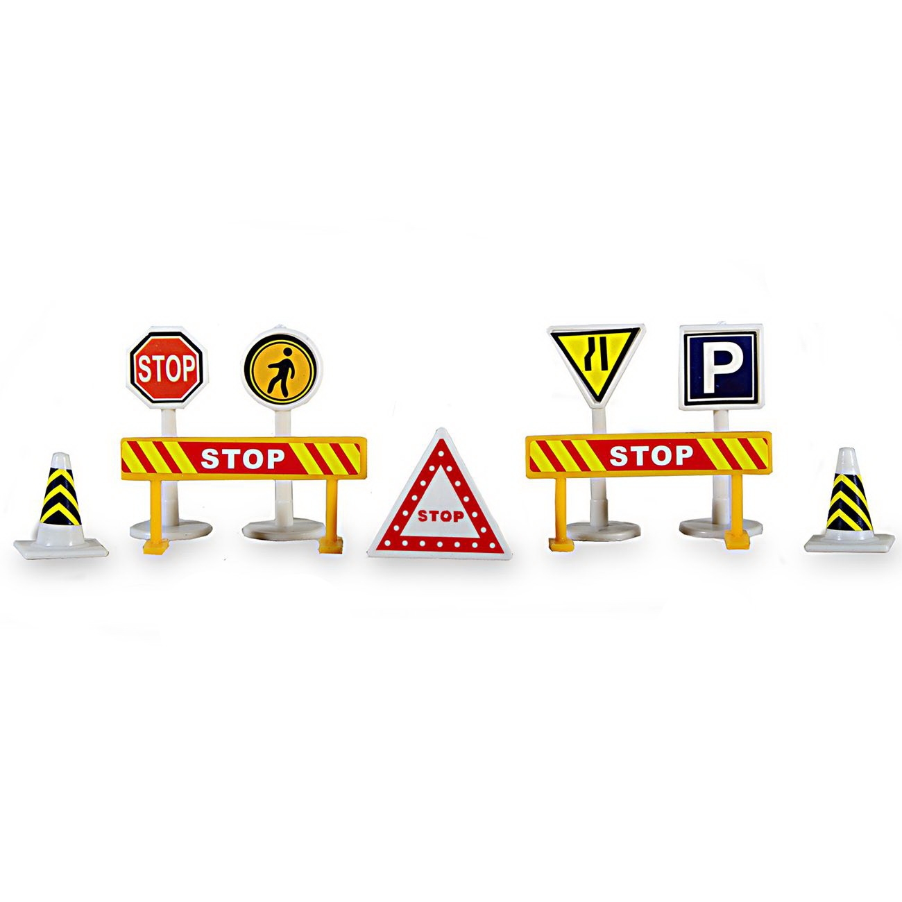 Jucarii pentru copii - Indicatoare rutiere, 10 piese (3+) Jucarii pentru copii - Indicatoare rutiere, 10 piese (3+)
