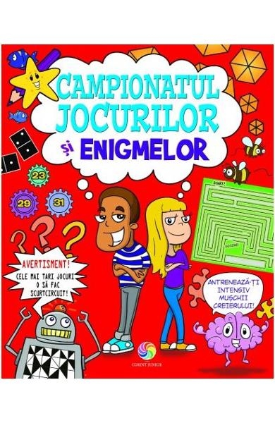 Campionatul jocurilor si enigmelor - Carte cu activitati pentru copii (7-10 ani)