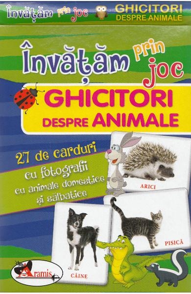 Invatam prin joc Ghicitori despre animale - Carte cu activitati pentru copii (3-7 ani) Invatam prin joc Ghicitori despre animale - Carte cu activitati pentru copii (3-7 ani)