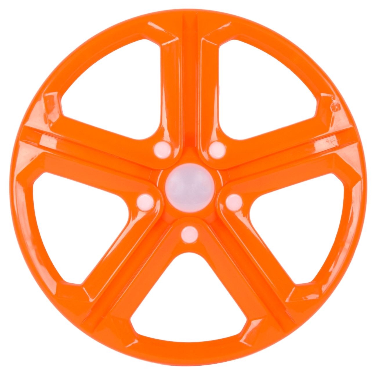 Freesbee plastic cu leduri, portocaliu 20 cm Freesbee plastic cu leduri, portocaliu 20 cm