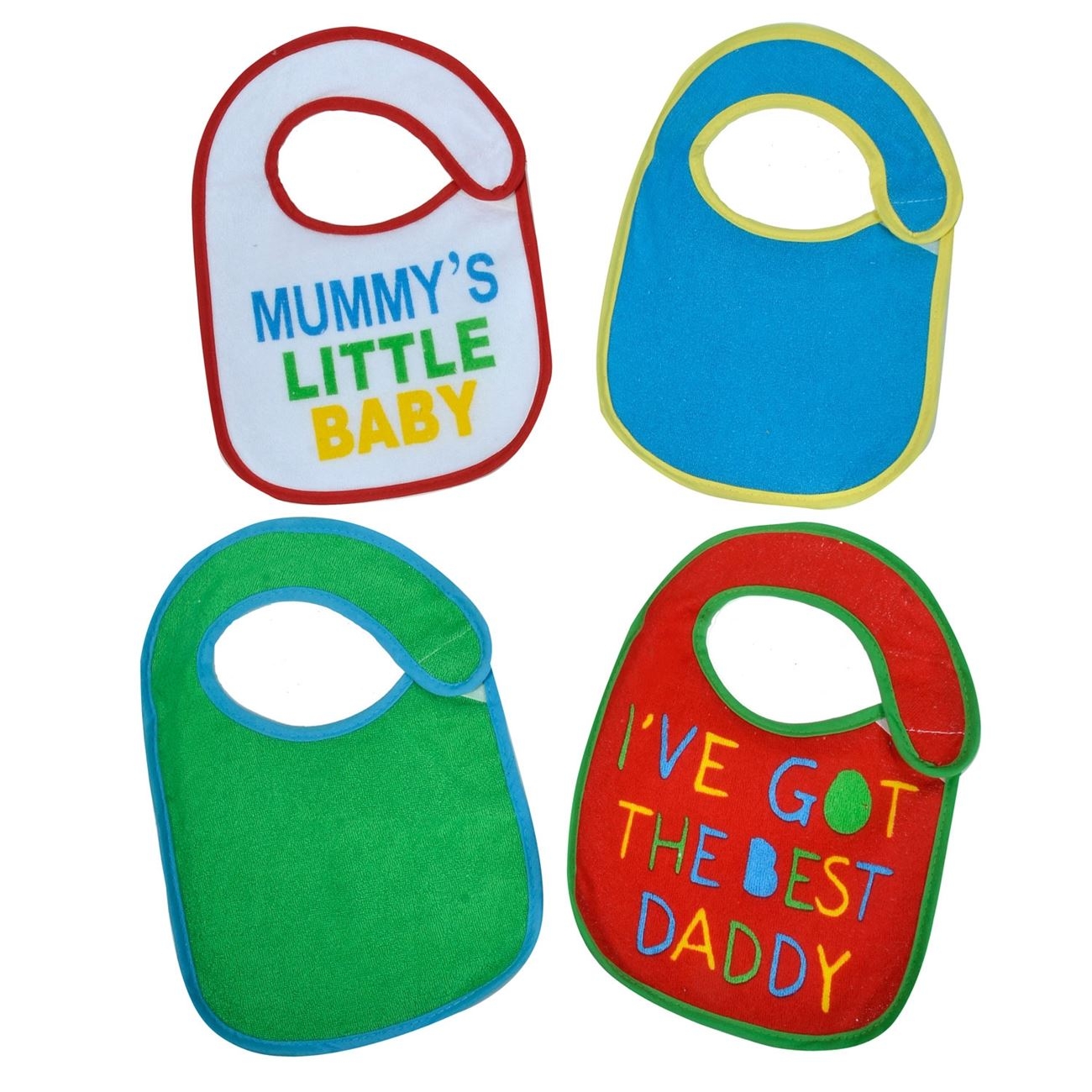 Set  de 4 bavete  pentru nou nascuti (0m+)