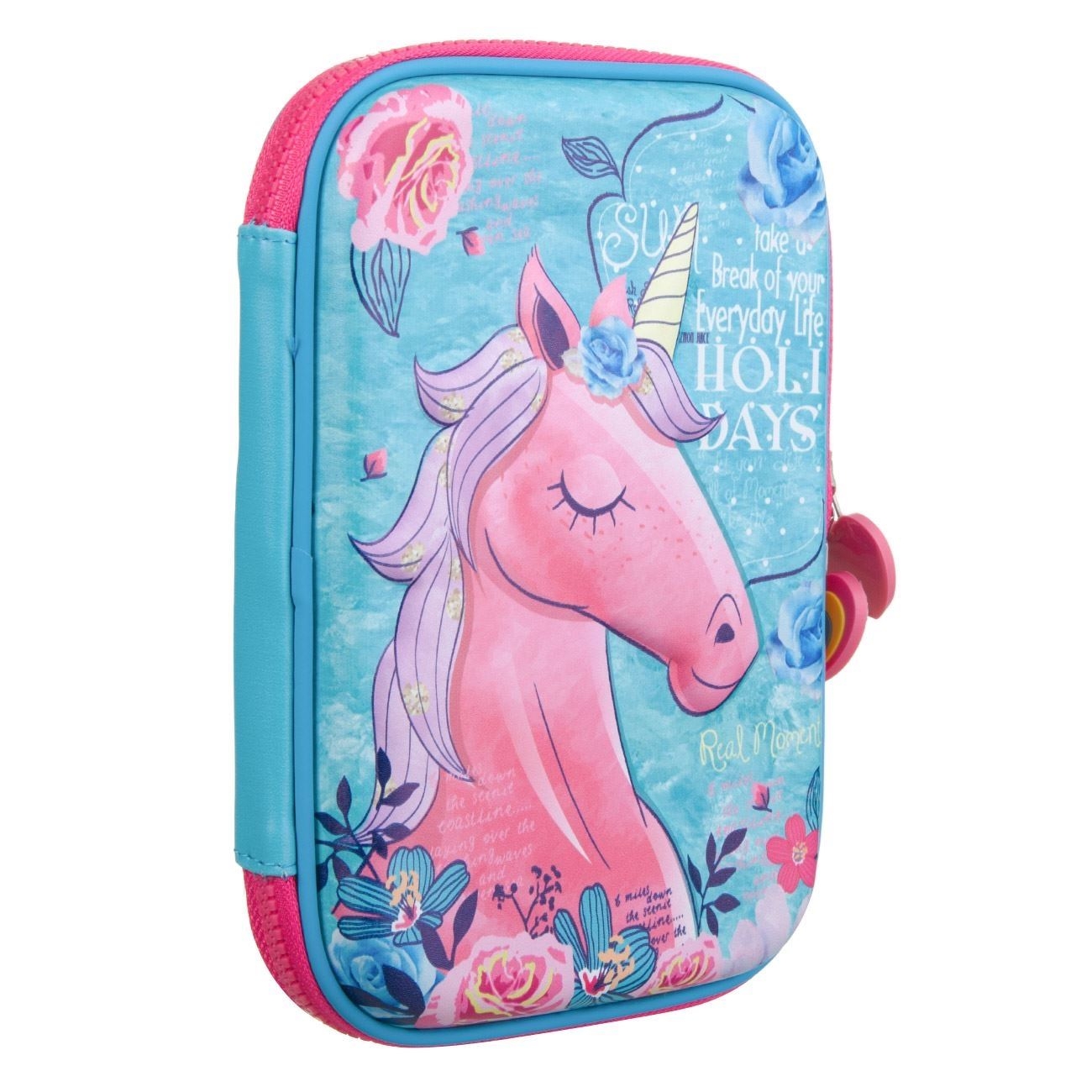 Penar 3D - Unicorn, albastru (17x3x24 cm) Penar 3D - Unicorn, albastru (17x3x24 cm)