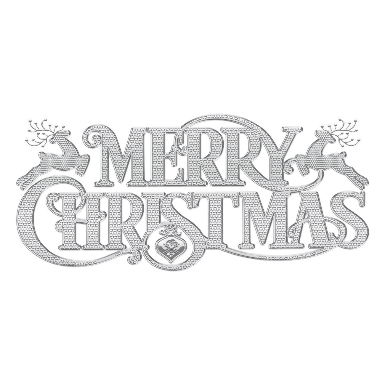 Autocolant decorativ 3D de Crăciun - Merry Christmas Autocolant decorativ 3D de Crăciun - Merry Christmas