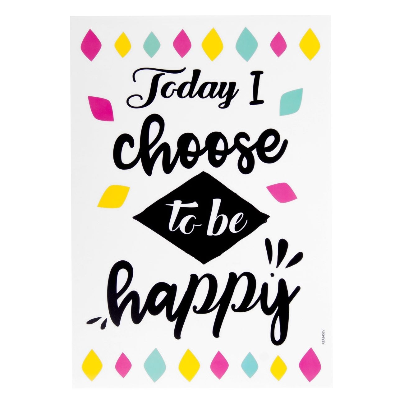 Autocolant de perete - Today I choose to be happy 21x30cm Autocolant de perete - Today I choose to be happy 21x30cm