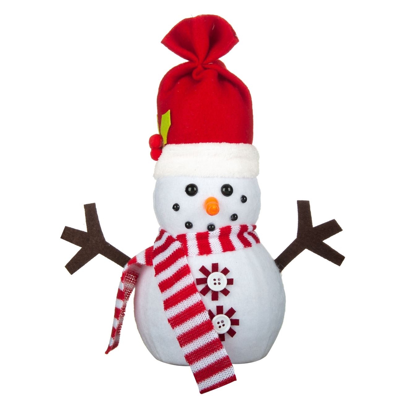 Ornament de Craciun - Om de zapada iluminat cu led Ornament de Craciun - Om de zapada iluminat cu led