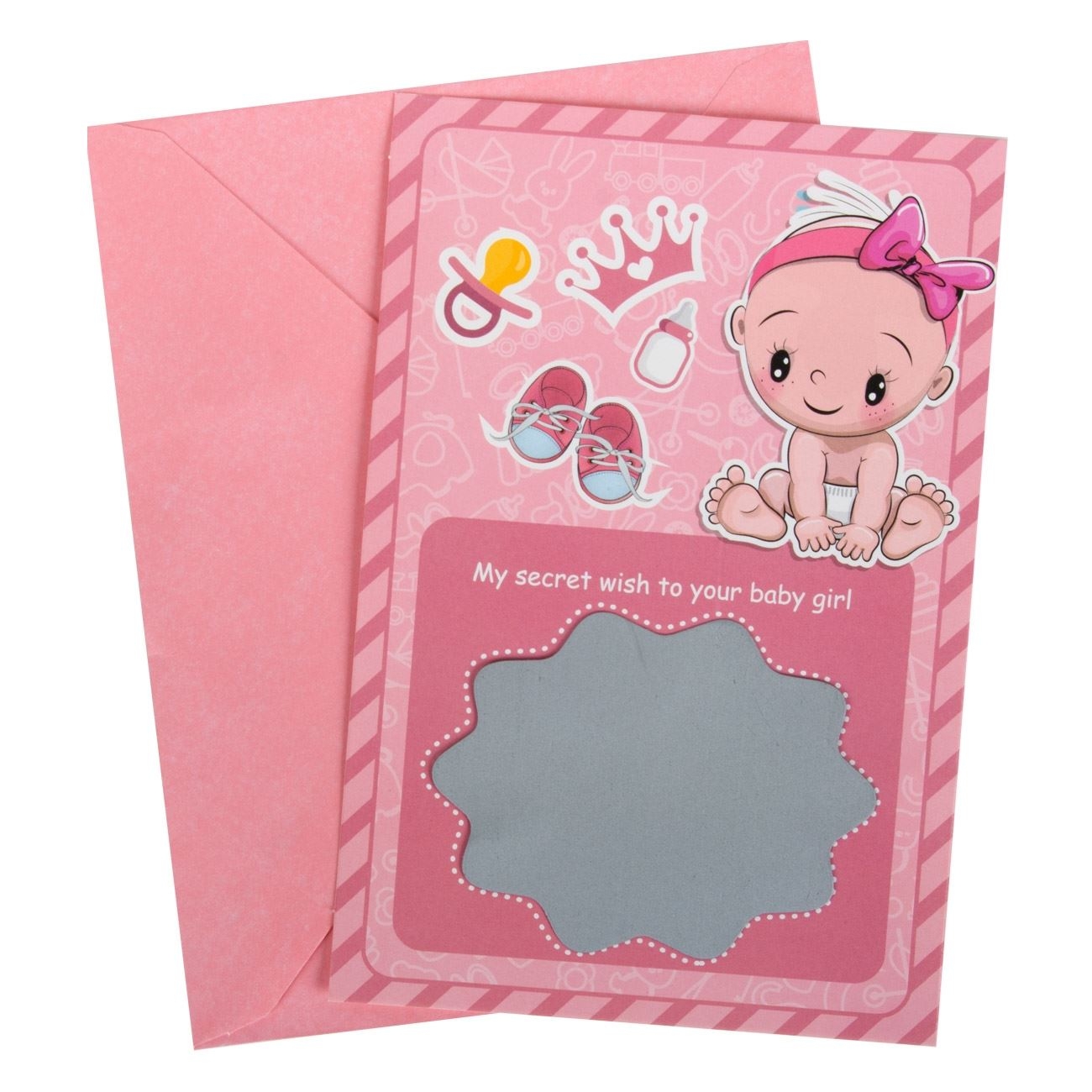 Felicitare cu mesaj ascuns - Felicitare fetita Felicitare cu mesaj ascuns - Felicitare fetita