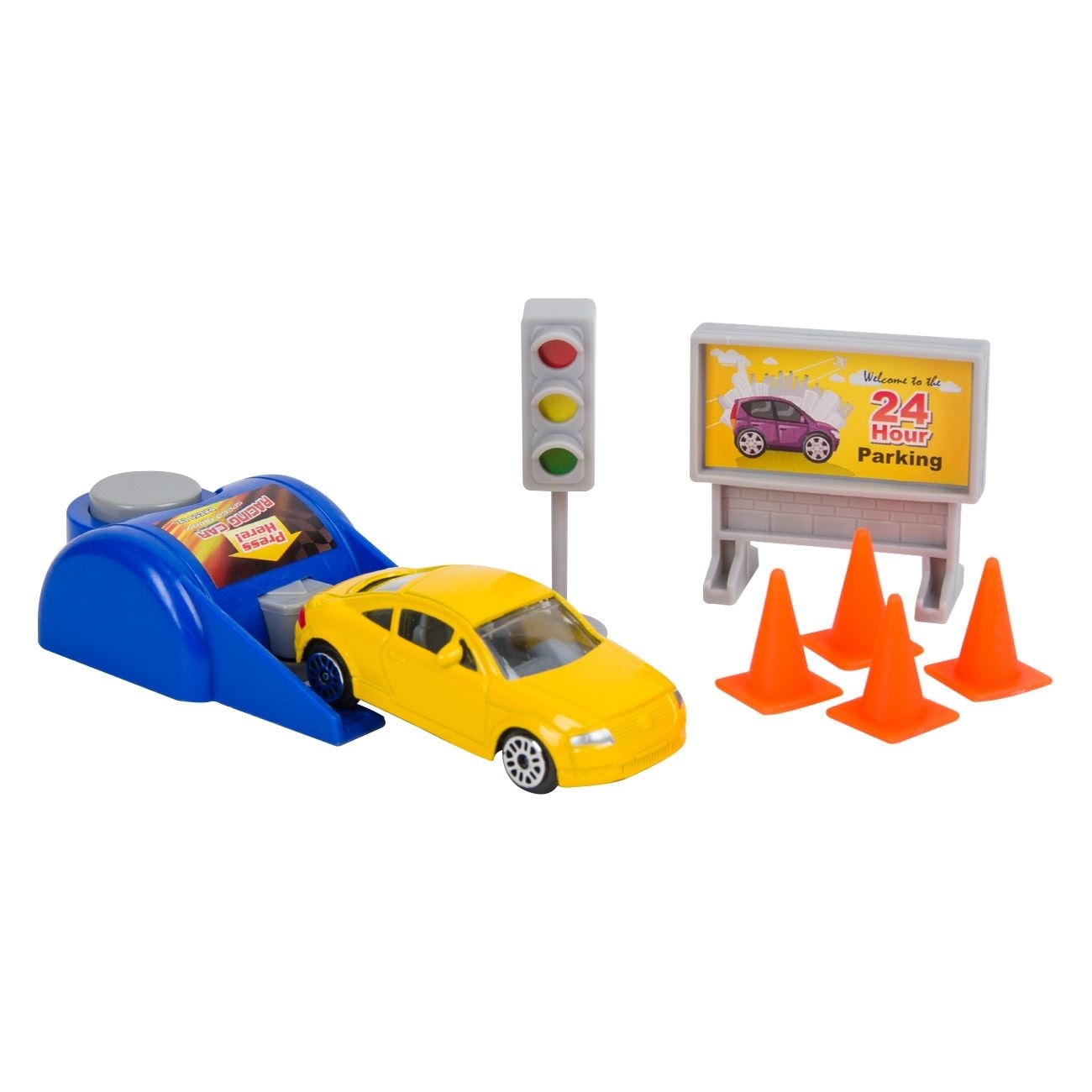 Masina cu lansator si acesorii - Jucarii pentru copii (3+) Masina cu lansator si acesorii - Jucarii pentru copii (3+)