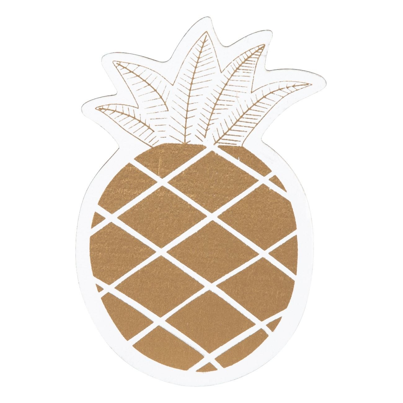 Aplica / suport pahar - Ananas 15x10 cm Aplica / suport pahar - Ananas 15x10 cm