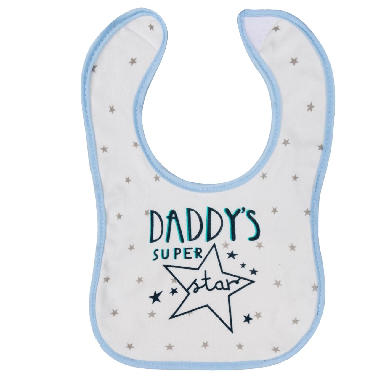 Bavetica bumbac - Daddy's super star (6m+) Bavetica bumbac - Daddy's super star (6m+)