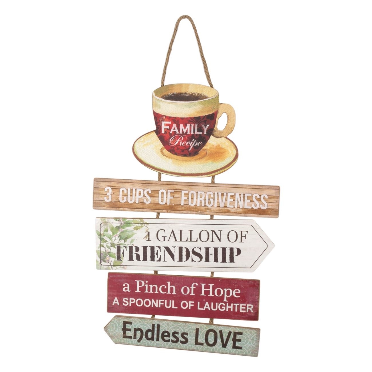 Decor din lemn  - Family Recipe (51x35cm) Decor din lemn  - Family Recipe (51x35cm)