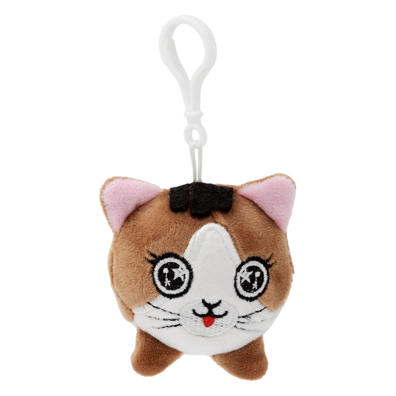 Breloc pisica maro, de pluș ( 7 cm ) Breloc pisica maro, de pluș ( 7 cm )