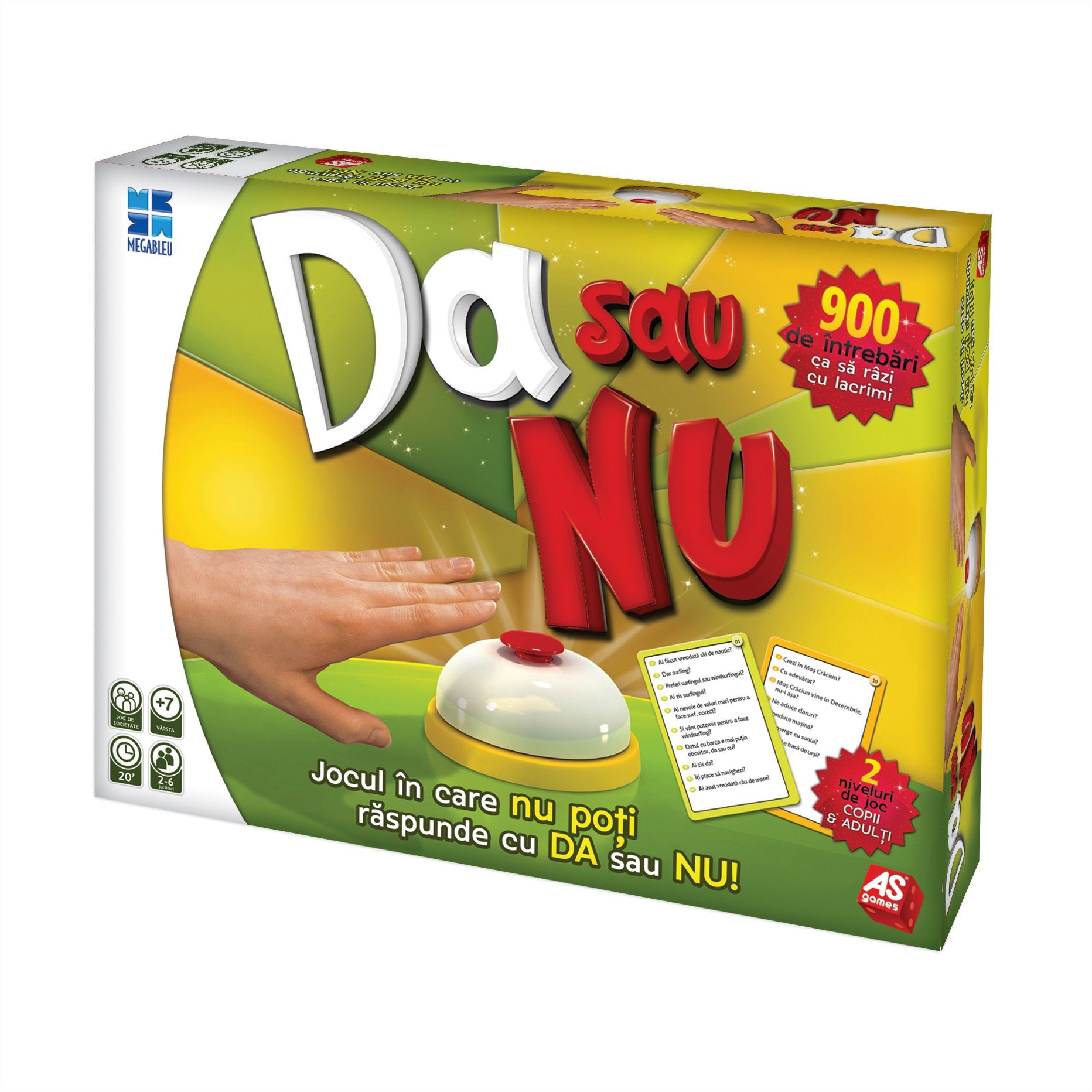 Joc de societate - Da sau Nu (7+) Joc de societate - Da sau Nu (7+)