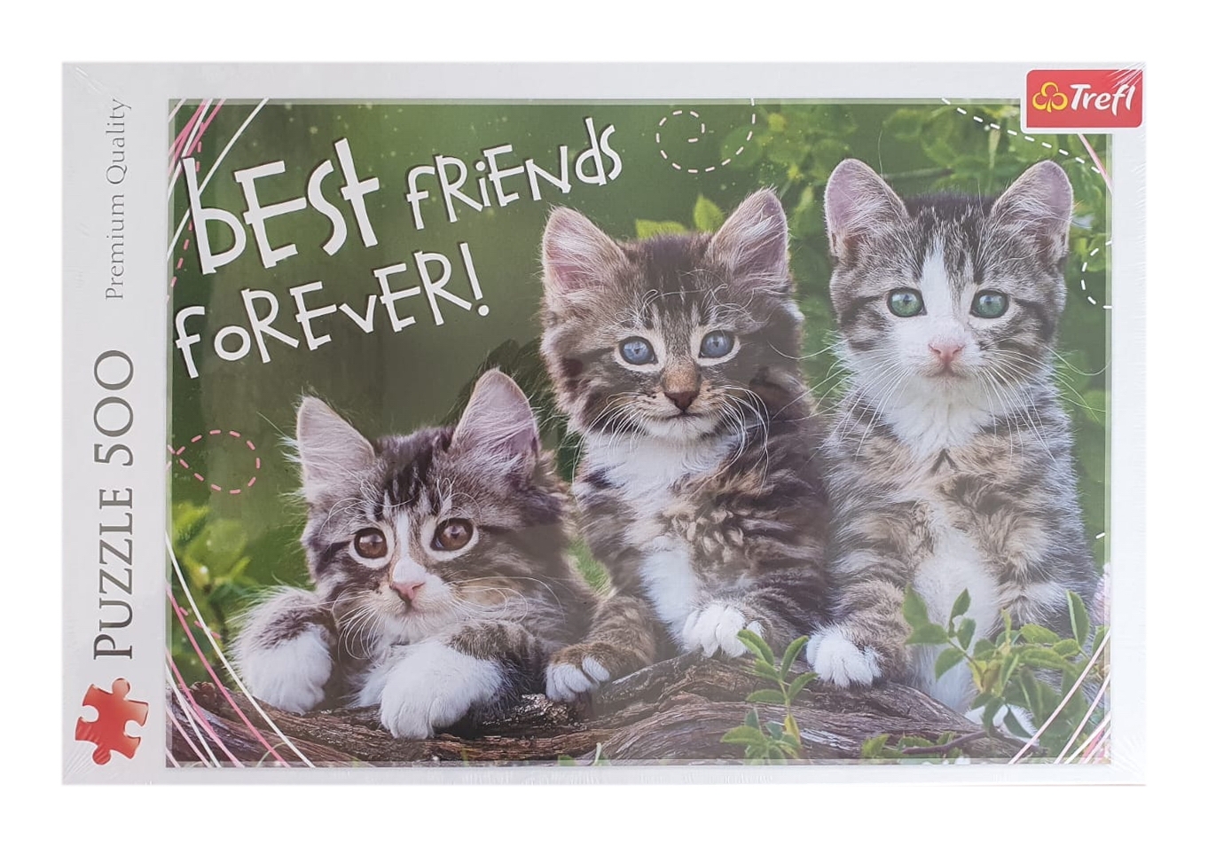 Puzzle, 500 piese - 3 Pisici - Activitati pentru copii (5+) Puzzle, 500 piese - 3 Pisici - Activitati pentru copii (5+)