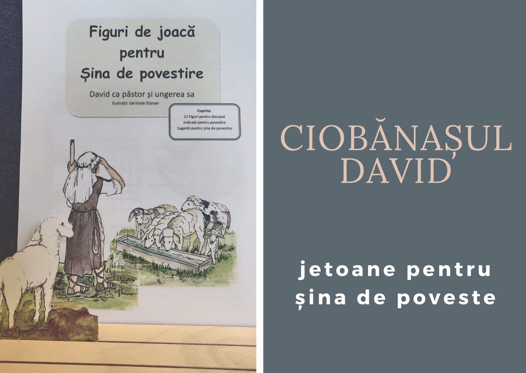 Ciobănașul David – Joc creativ pentru copii