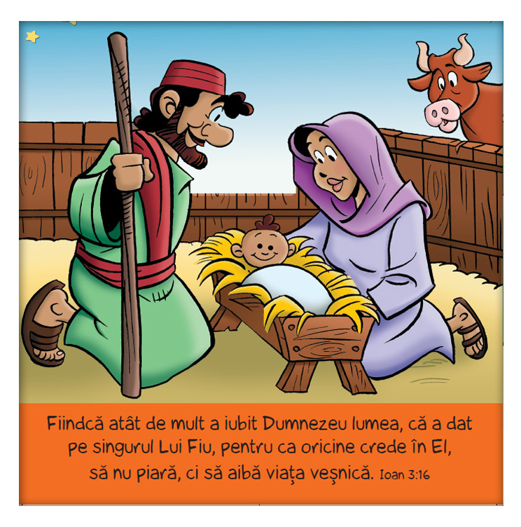 Tablou pentru copii - Fiindca atat de mult a iubit Dumnezeu lumea Tablou pentru copii - Fiindca atat de mult a iubit Dumnezeu lumea