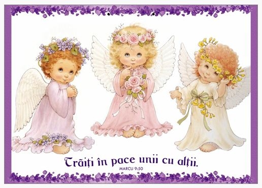 Poster cu verset A4 - Verset:  "Trăiţi în pace unii cu alţii!" Marcu 9:50   [211]