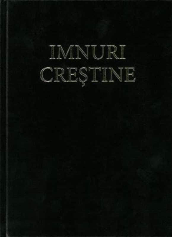 Imnuri creștine cu note, format mare, copertă vinil tare neagră Imnuri creștine cu note, format mare, copertă vinil tare neagră