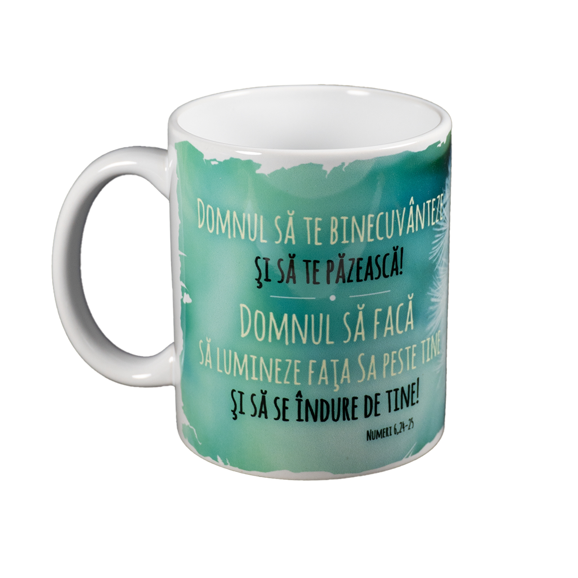 Cană cu mesaj creștin -   Domnul să te Binecuvinteze (Numeri 6, 24-25) Cană cu mesaj creștin -   Domnul să te Binecuvinteze (Numeri 6, 24-25)