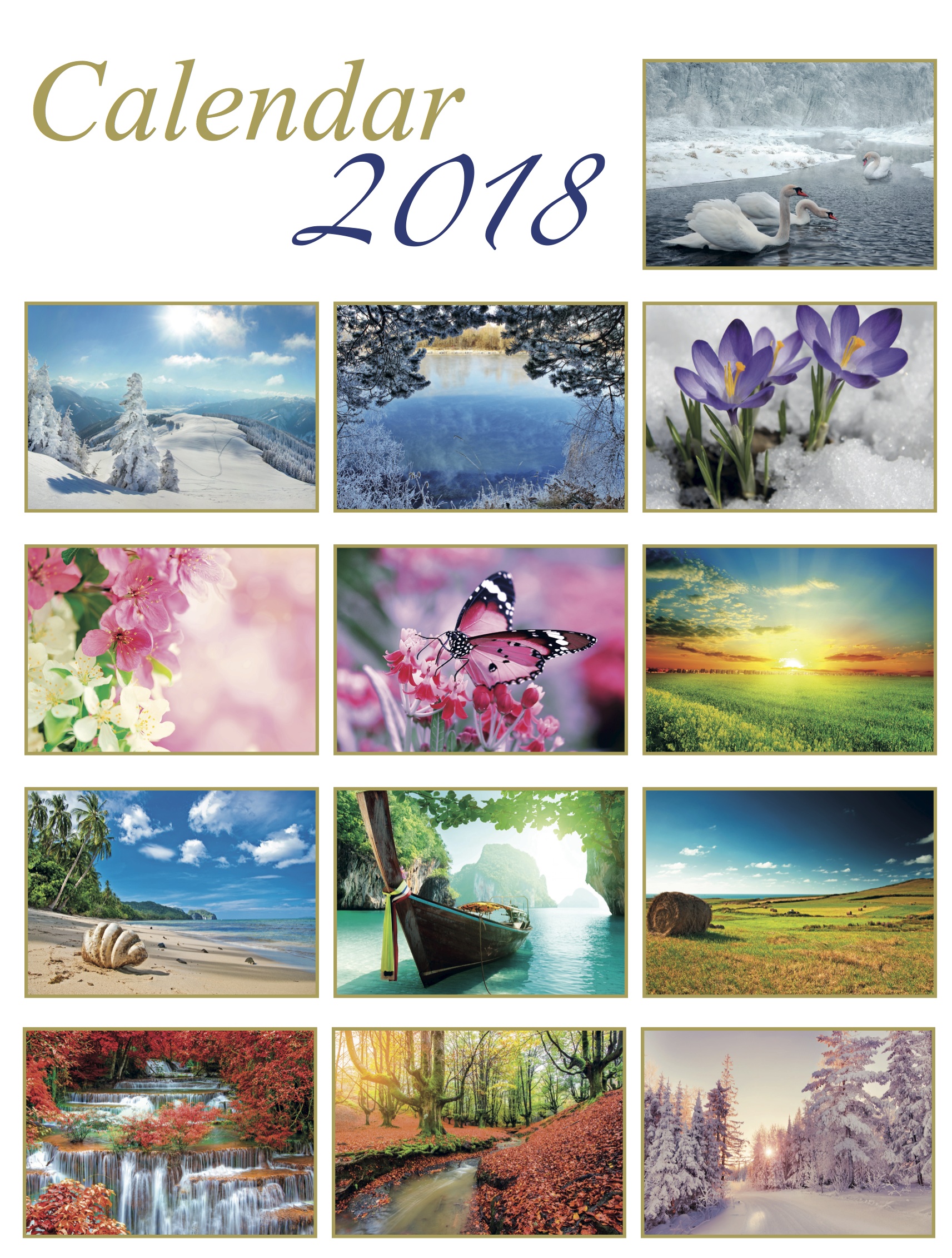 Calendar creștin 2018 - format foarte mare A3, spirală metalică Calendar creștin 2018 - format foarte mare A3, spirală metalică