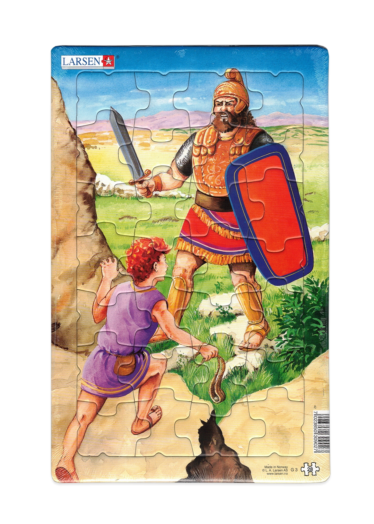 Puzzle Biblic - David și Goliat Puzzle Biblic - David și Goliat