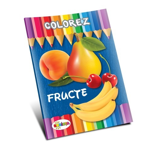 Colorez Fructe - Carte de colorat