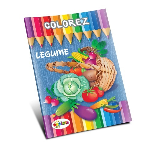 Colorez Legume - Carte de colorat