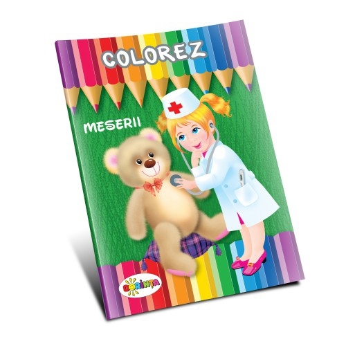 Colorez Meserii - Carte de colorat Colorez Meserii - Carte de colorat