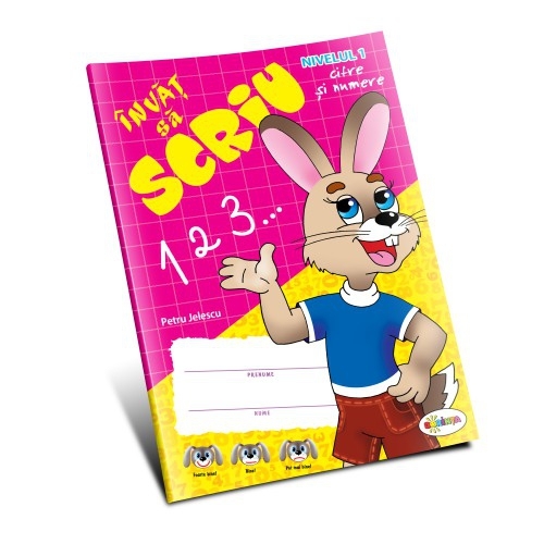 Învăț să scriu cifre - Carte educativă pentru copii