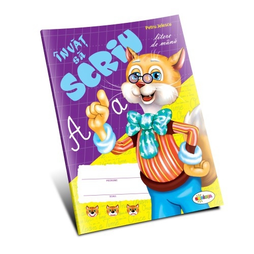 Învăț să scriu litere de mână - Carte educativă pentru copii Învăț să scriu litere de mână - Carte educativă pentru copii