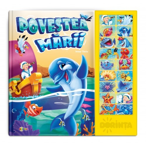 Carte cu sunete. Povestea Mării - Povestiri pentru copii Carte cu sunete. Povestea Mării - Povestiri pentru copii