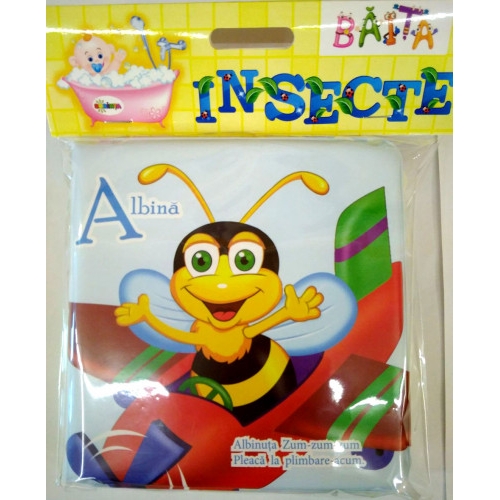 Carte pentru baie - Insecte Carte pentru baie - Insecte
