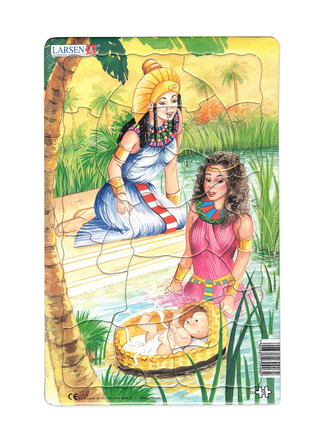 Puzzle Biblic - Moise în coșuleț