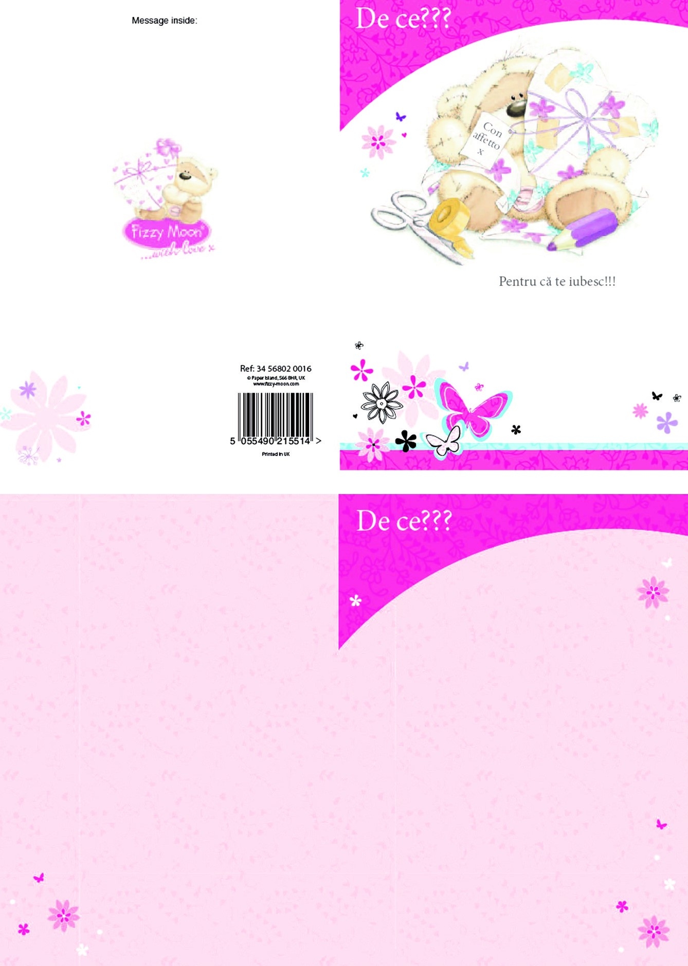 Felicitare - De ce? Pentru ca te iubesc Felicitare - De ce? Pentru ca te iubesc