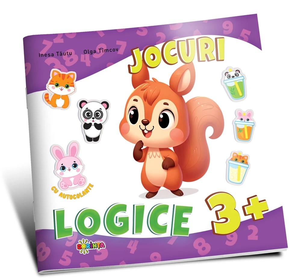 Jocuri logice 3+ (cu autocolante) Jocuri logice 3+ (cu autocolante)