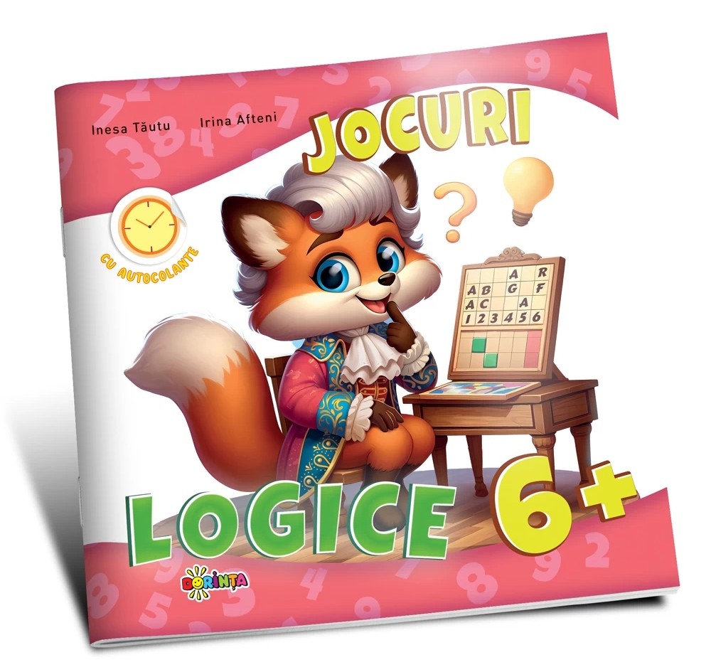 Jocuri logice 6+ (cu autocolante) Jocuri logice 6+ (cu autocolante)