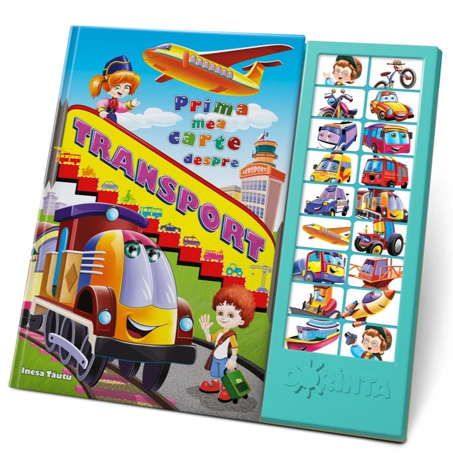 Carte cu sunete - Prima mea carte despre transport